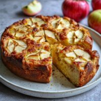 Mehlfreier Zuckersüßer Apfelkuchen