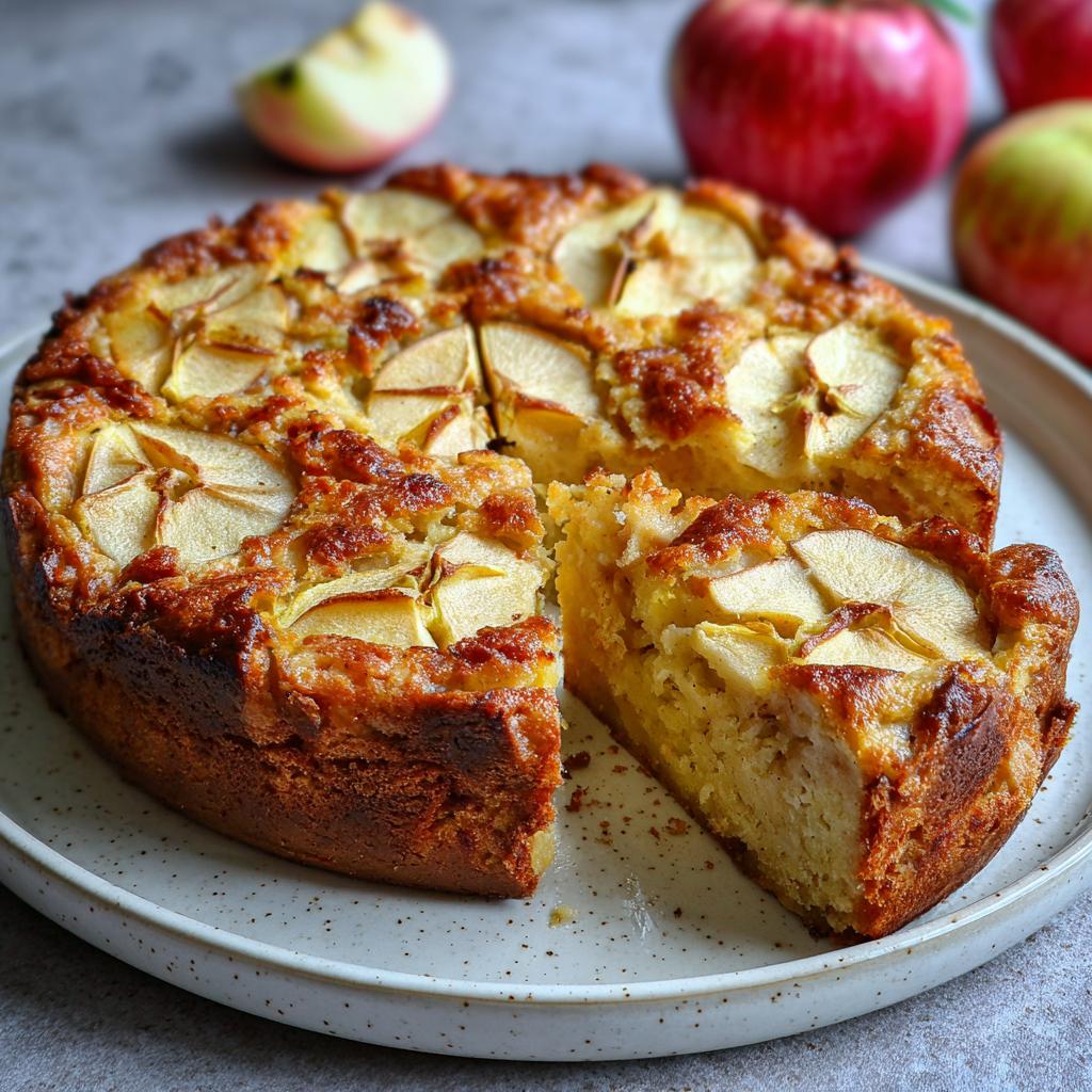 Mehlfreier Zuckersüßer Apfelkuchen