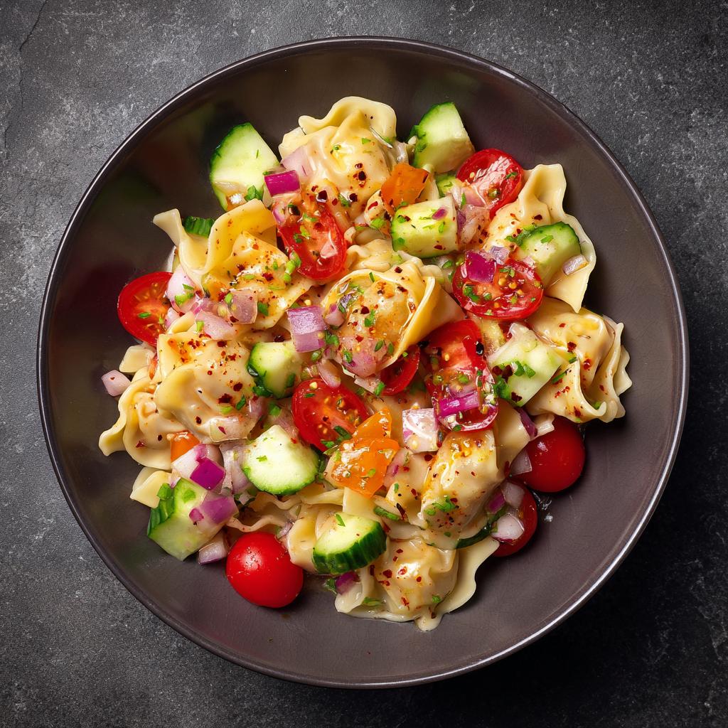 Nudel-Salat mit Maultaschen - detail 1