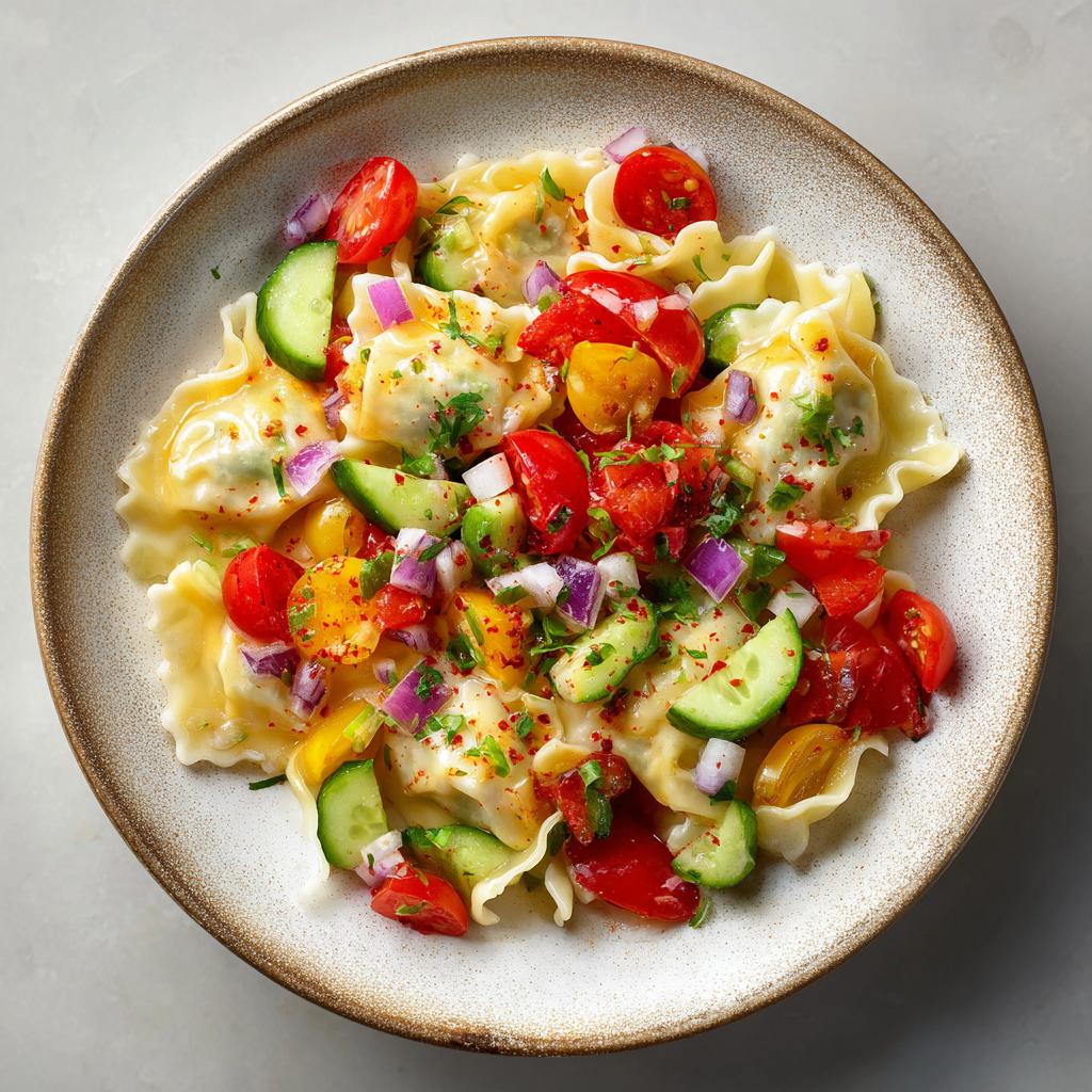 Nudel-Salat mit Maultaschen