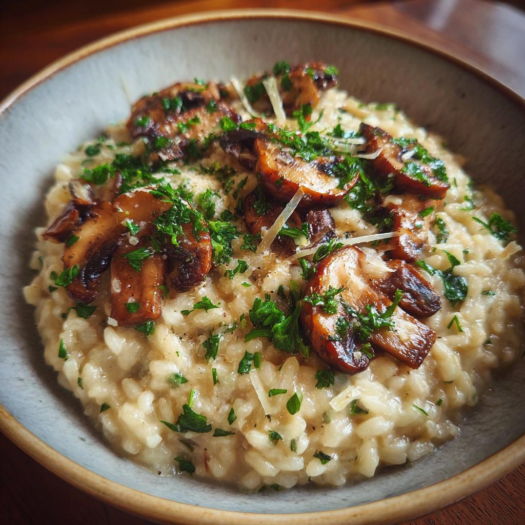 Pilzrisotto - detail 1