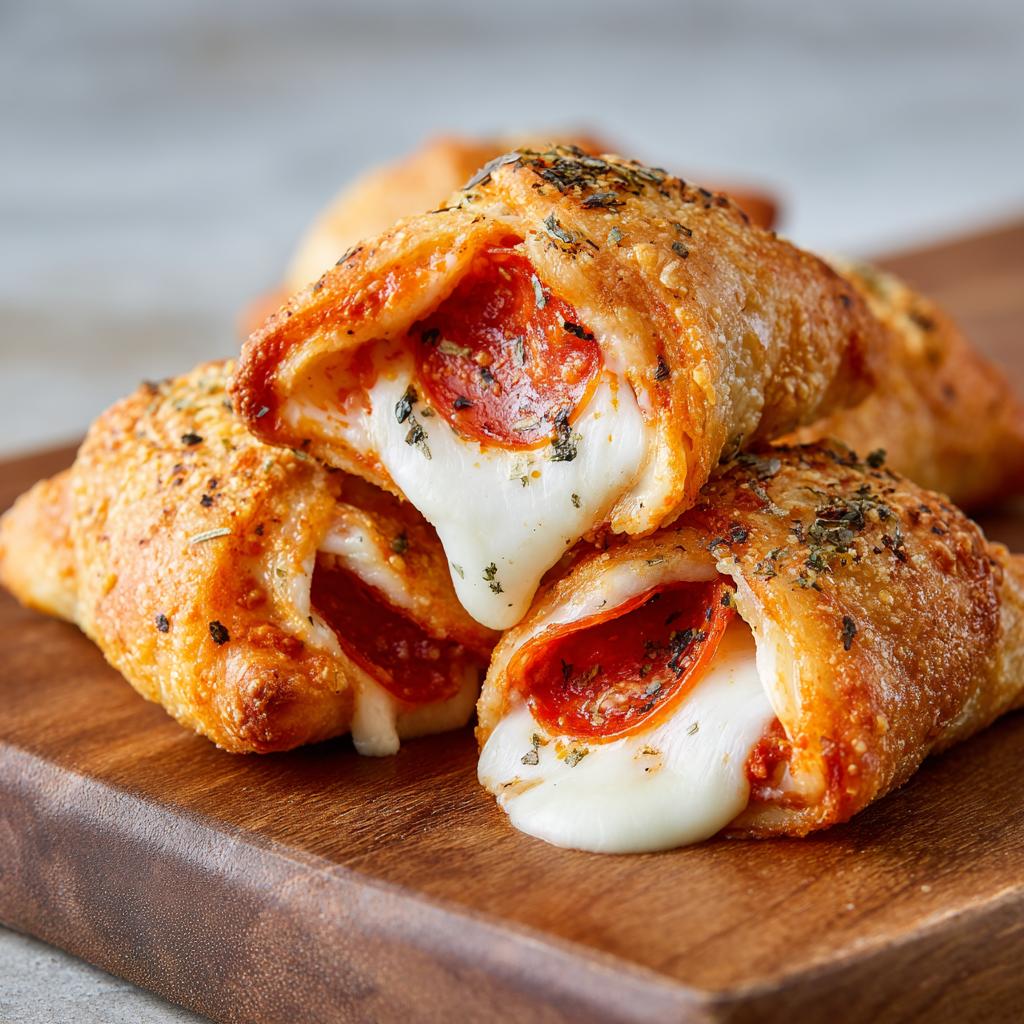 Pizza-Rollen mit Sauerrahm - detail 1
