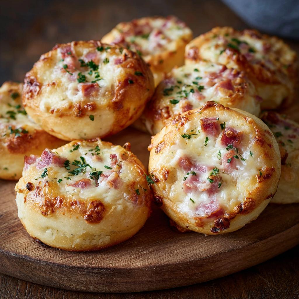 Pizzabrötchen mit Crème Fraîche - detail 1
