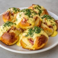 Pizzabrötchen mit Hollandaise