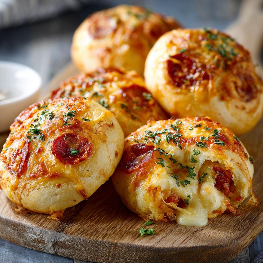 Pizzabrötchen mit Quark-Öl-Teig - detail 1