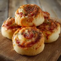 Pizzabrötchen mit Trockenhefe