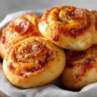 Pizzabrötchen ohne Sahne