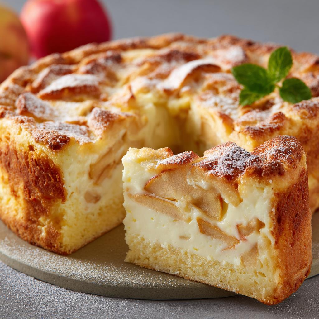 Quark-Apfel-Kuchen