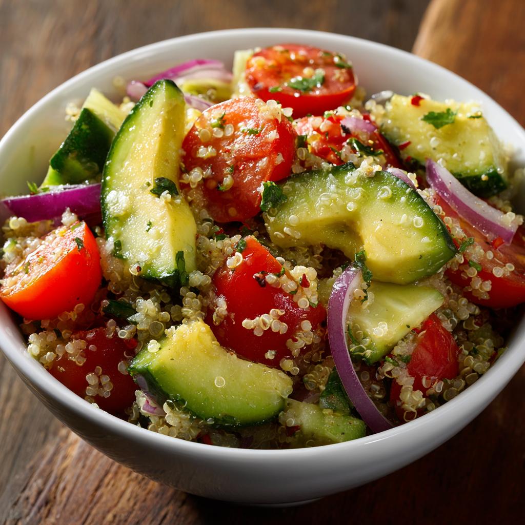Quinoa Avocado Salat