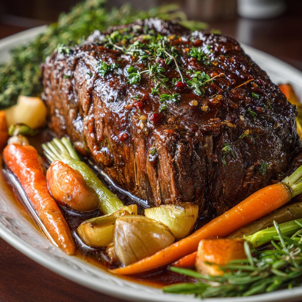 Rinderbraten für Weihnachten