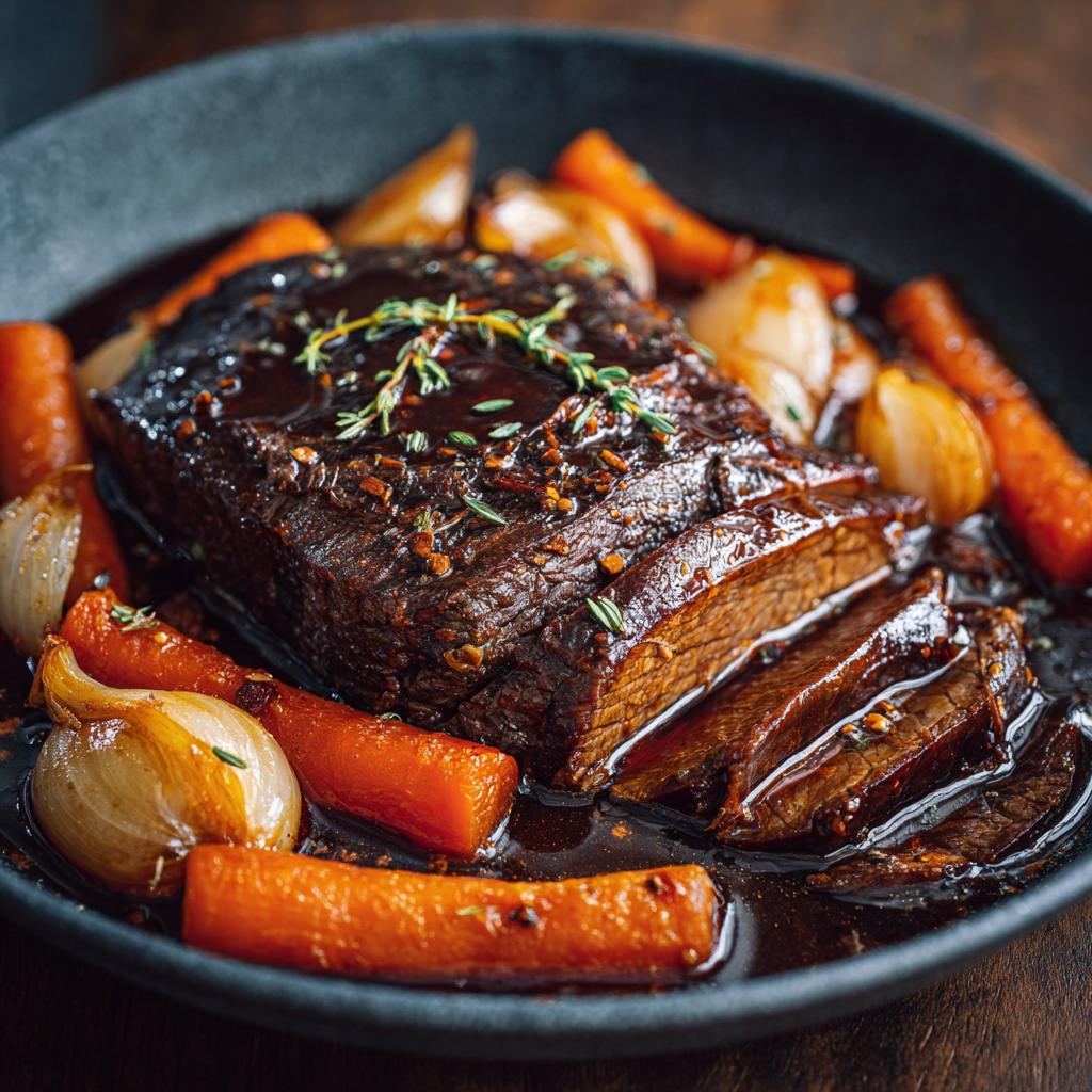 Rinderbraten im Dampfdrucktopf