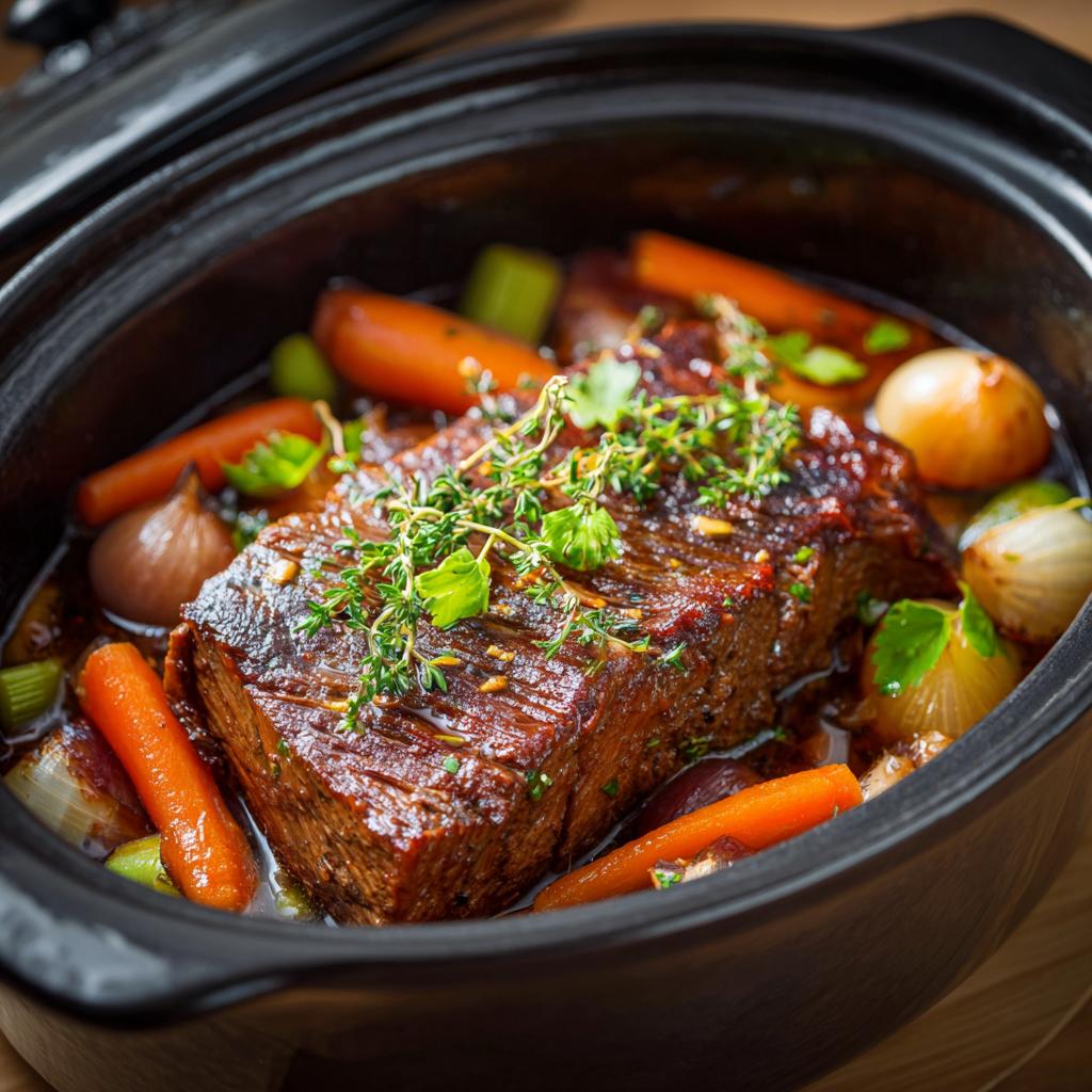 Rinderbraten im Römertopf - detail 1