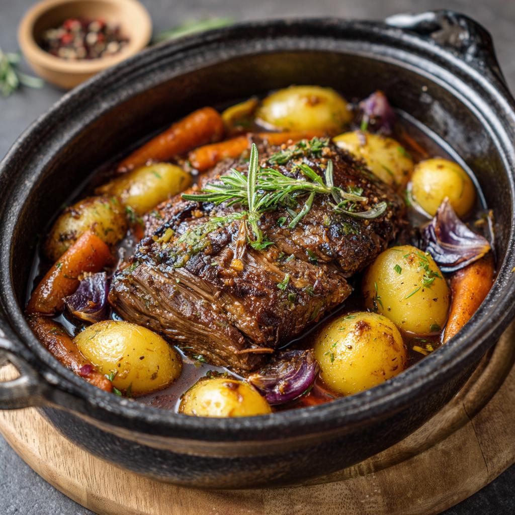 Rinderbraten im Römertopf - detail 1