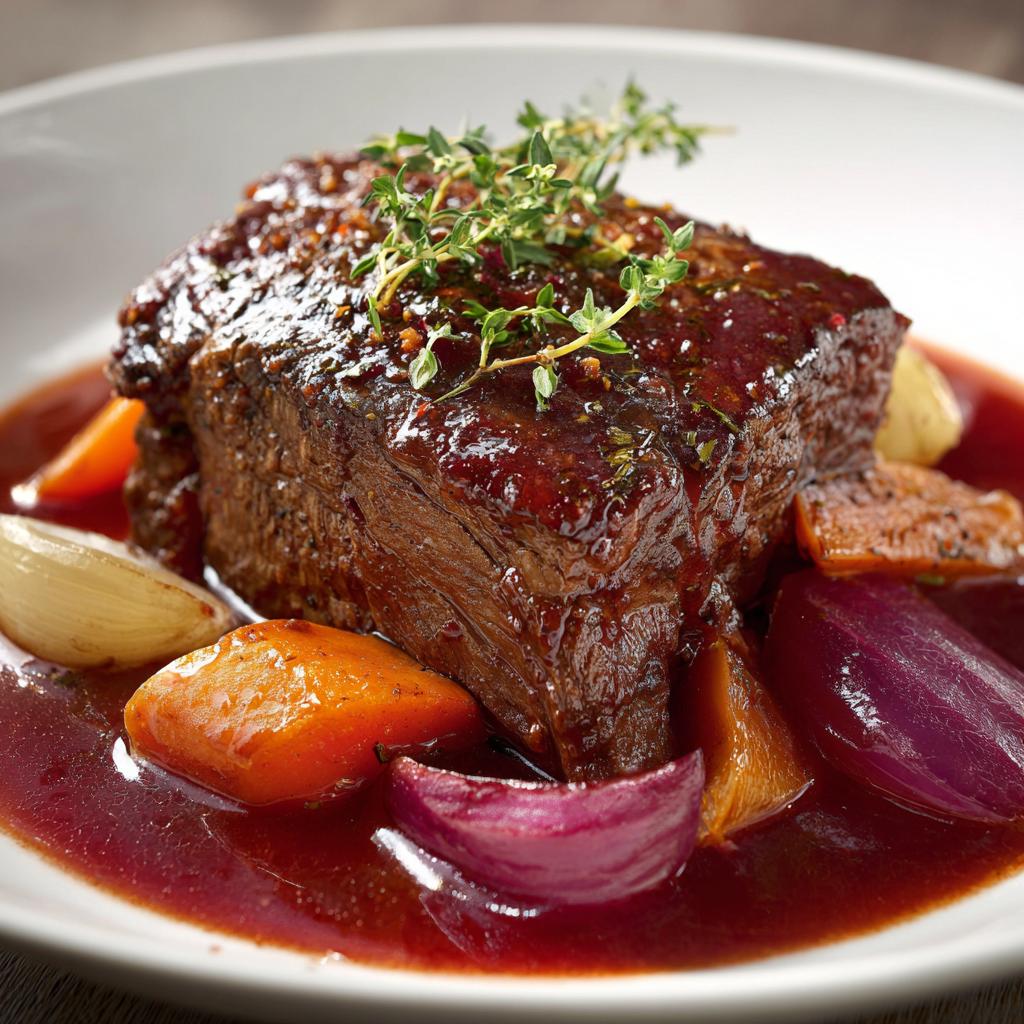 rinderbraten rotwein - detail 1