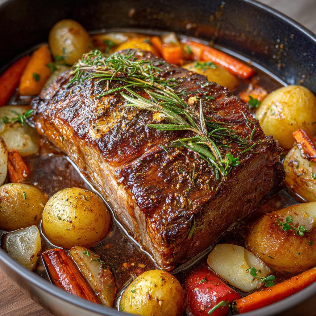 Rinderbraten mit Gemüse - detail 1