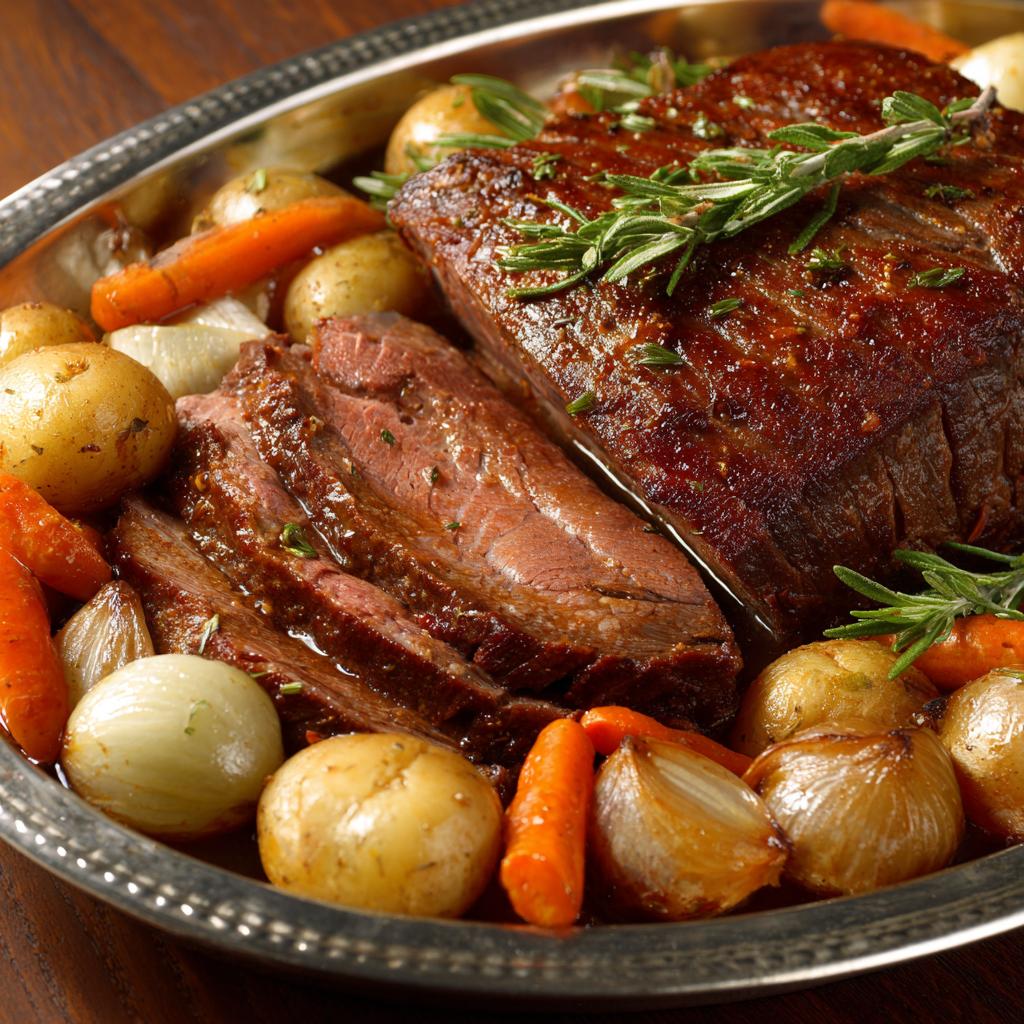 Rinderbraten mit Gemüse - detail 1