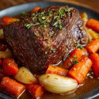 Rinderbraten mit Gemüse