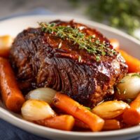 Rinderbraten mit Gemüse