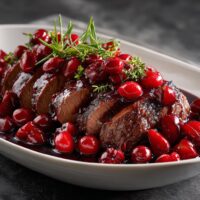 Rinderbraten mit Kirschen