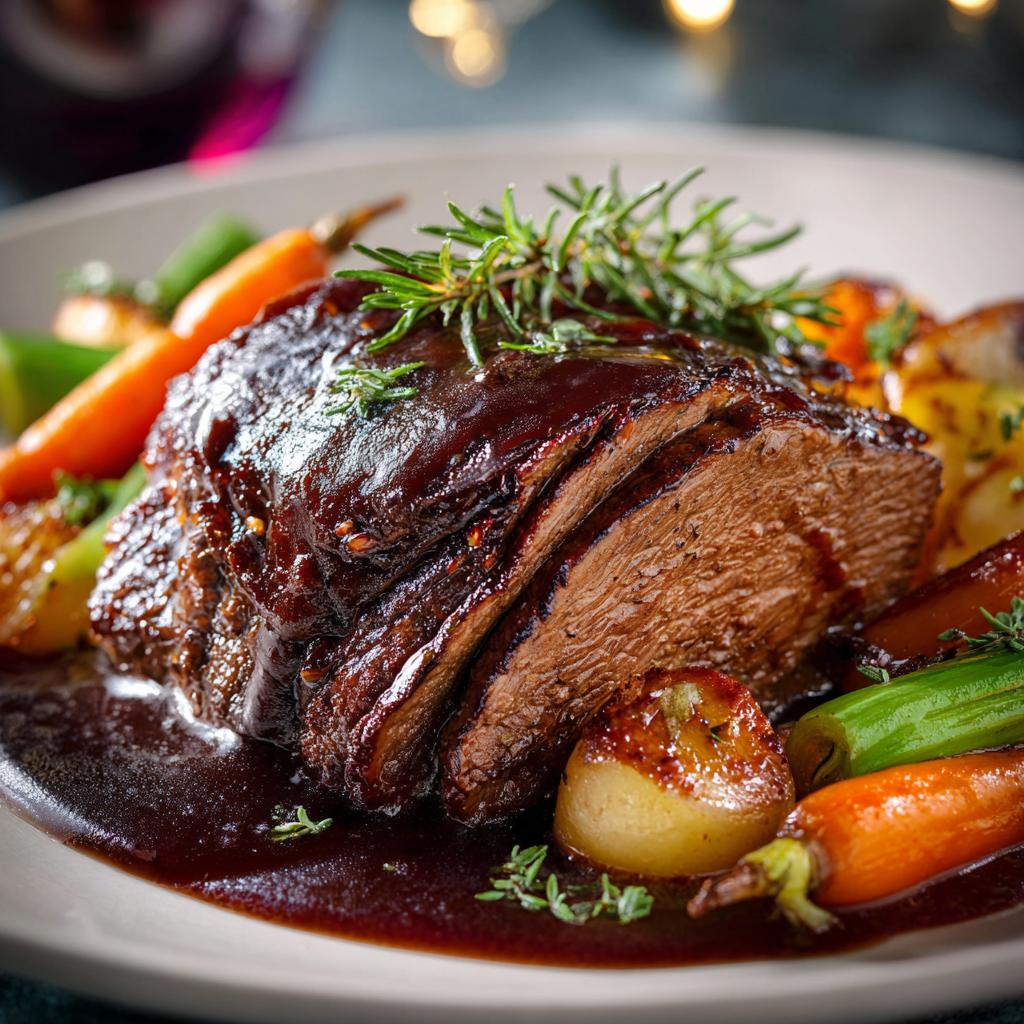 Rinderbraten mit Lebkuchensauce - detail 1