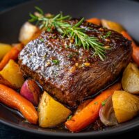 Rinderbraten mit Ofengemüse