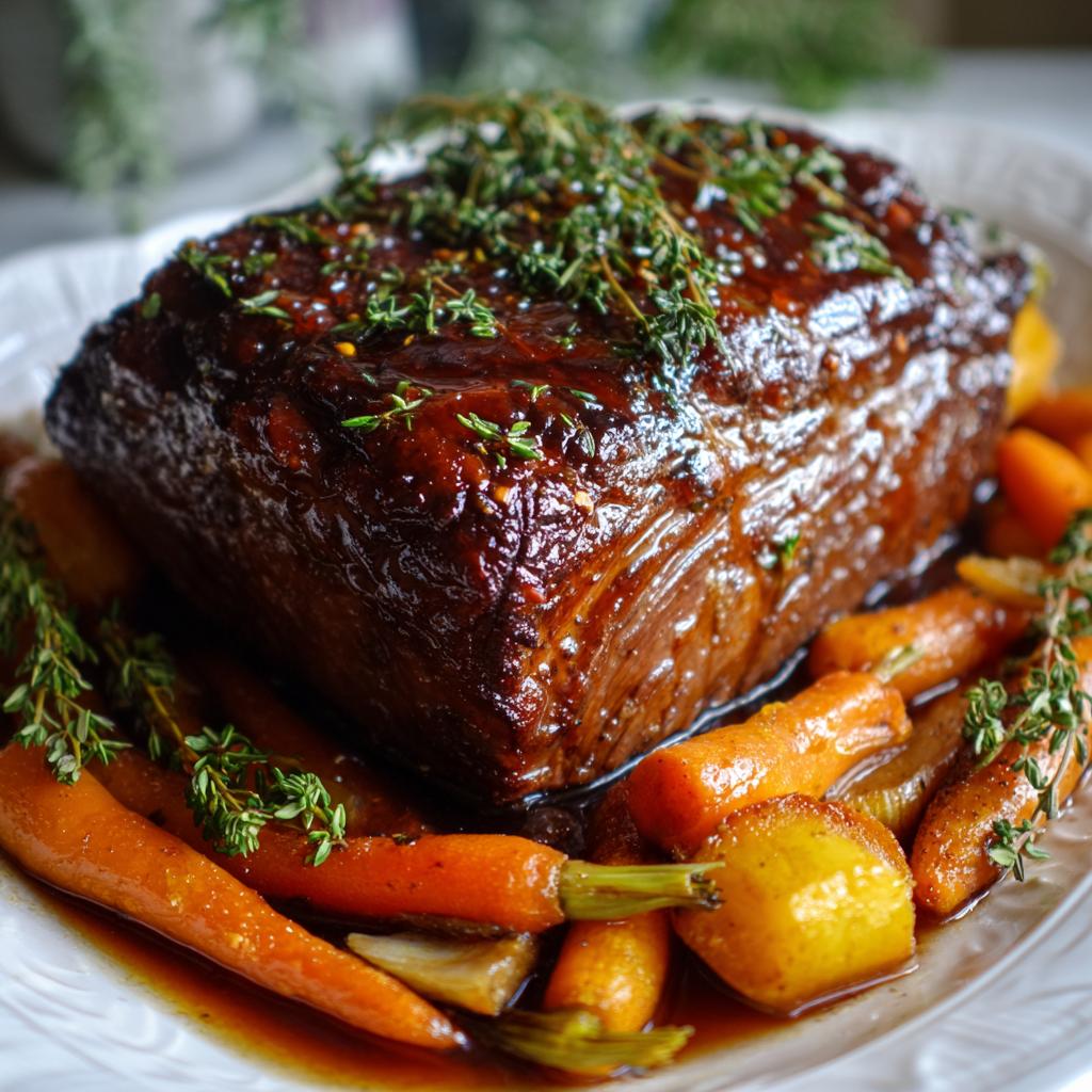 Rinderbraten mit Portwein