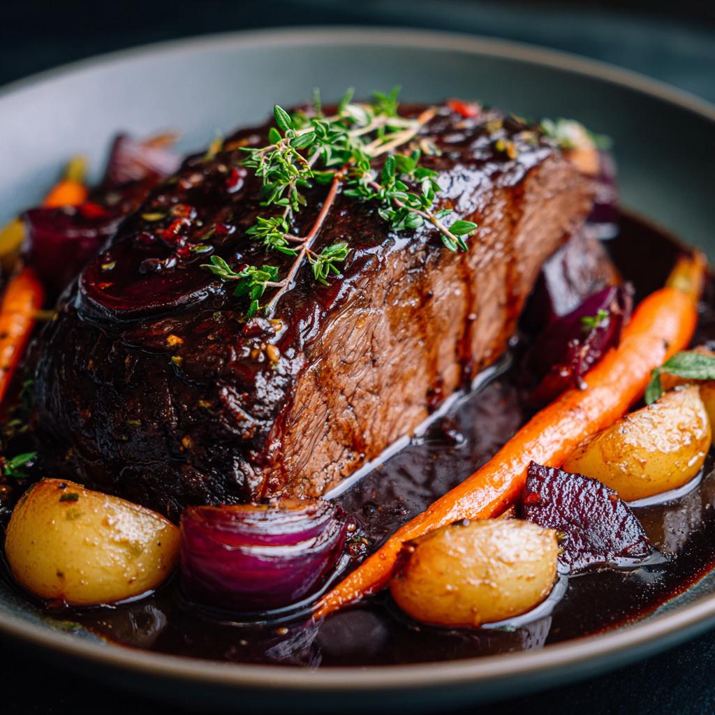 Rinderbraten mit Portwein