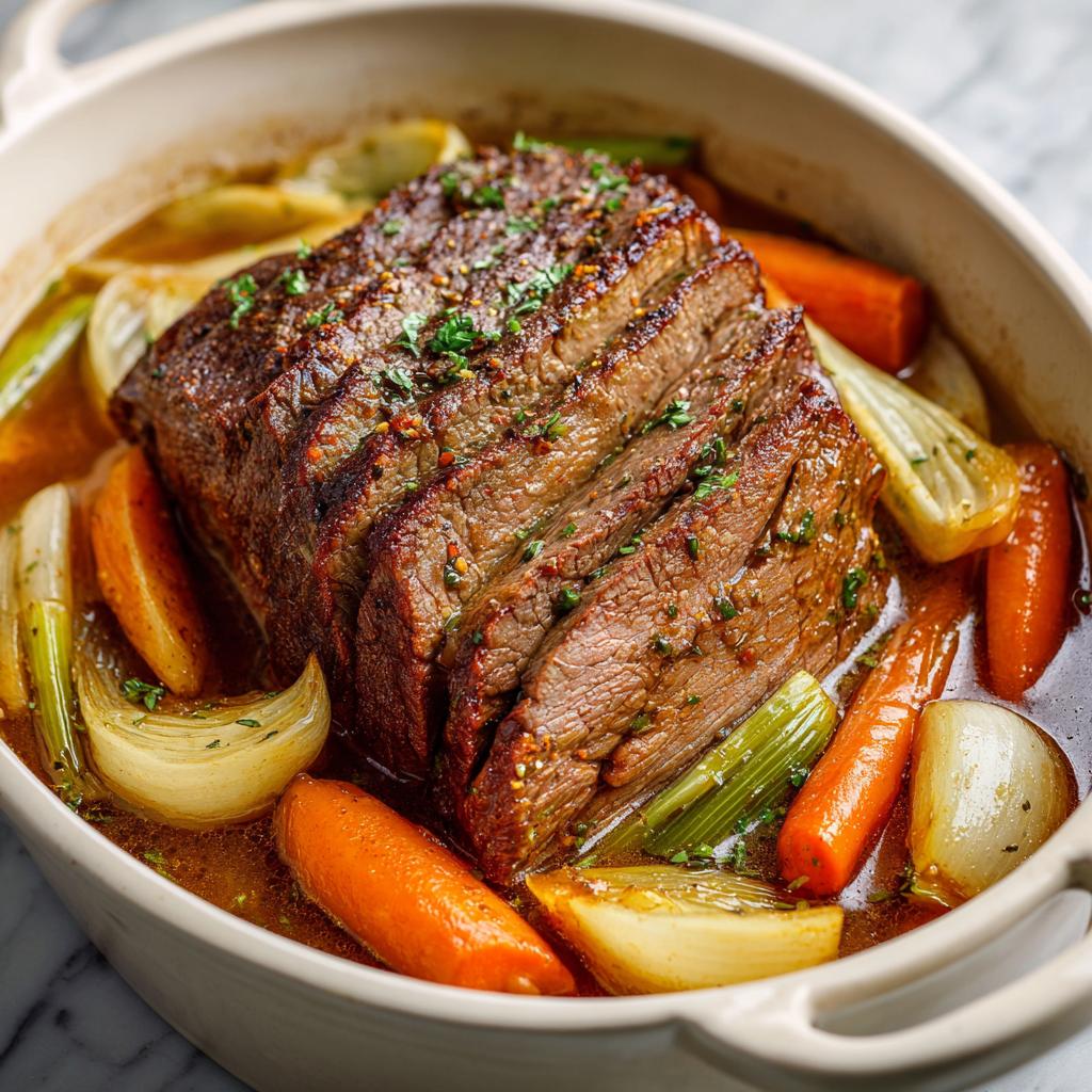 Rinderbraten ohne Alkohol