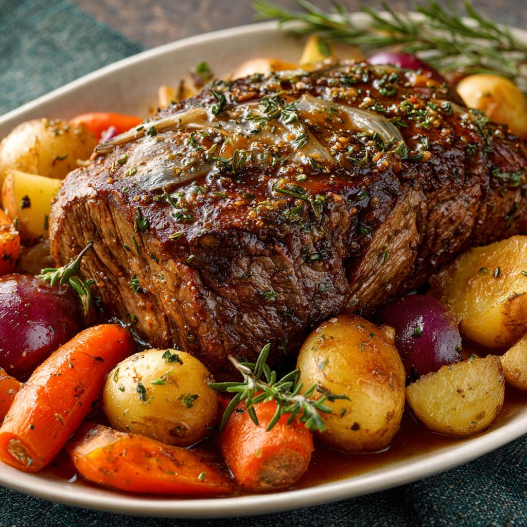 Rinderbraten ohne Backofen