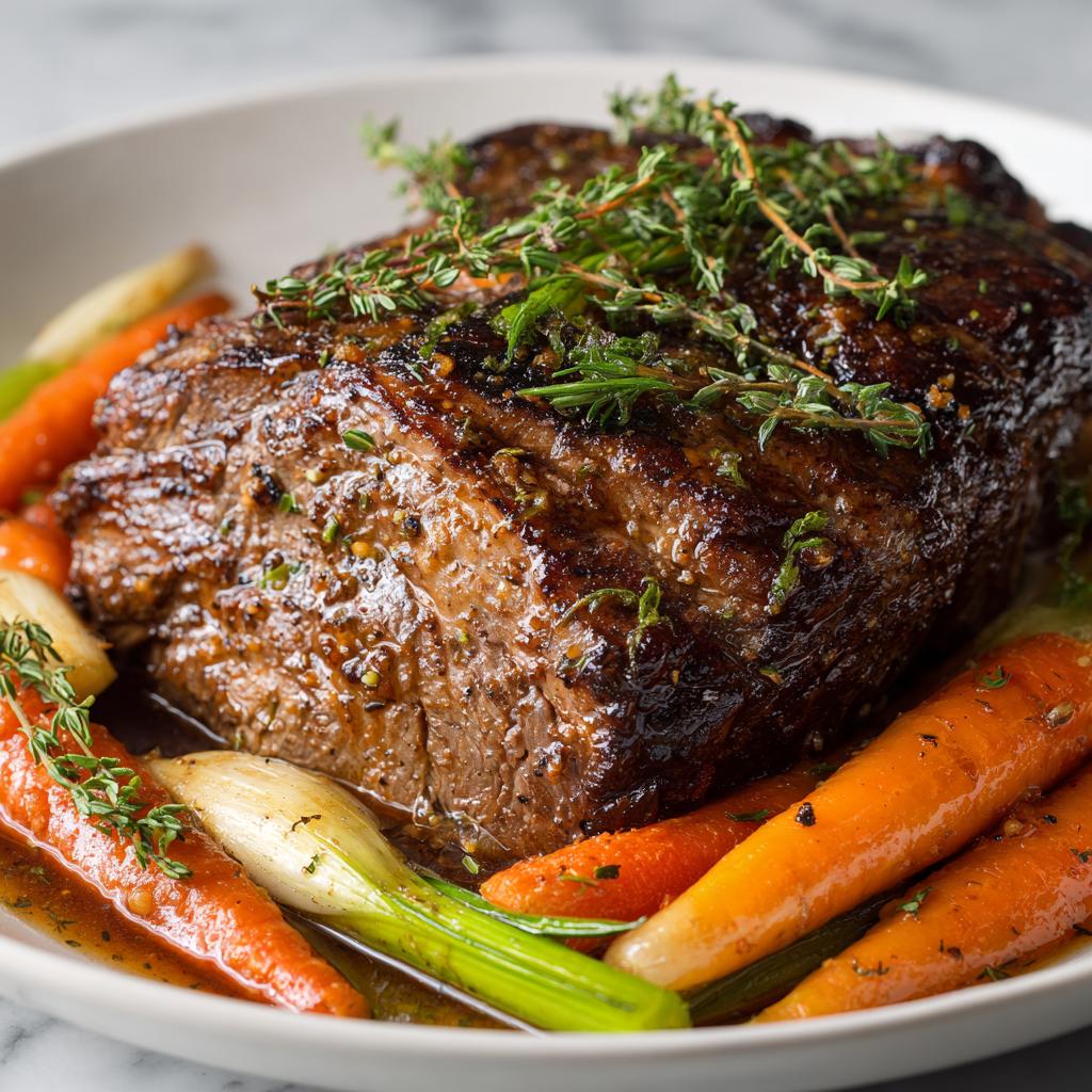 Rinderbraten ohne Rotwein