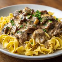 Rindfleisch Stroganoff