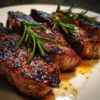 Rindfleisch mit Rosmarin und Knoblauch
