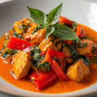 Rotes Curry-Hühnchen