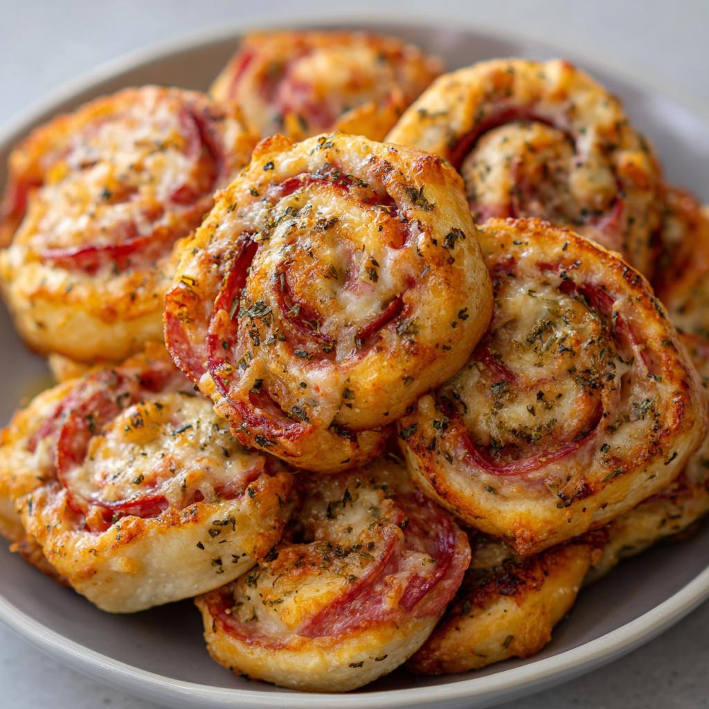 Salami- und Schinken-Pizza-Rollen - detail 1