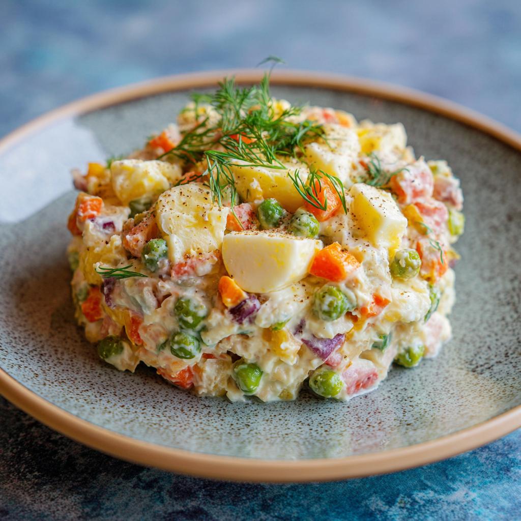 Salat Olivye - detail 1