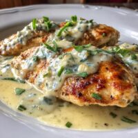 Schnelle Gorgonzola-Sauce mit Hähnchenfilet