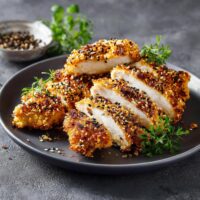 Sesam-Pfeffer-Hähnchenbrust
