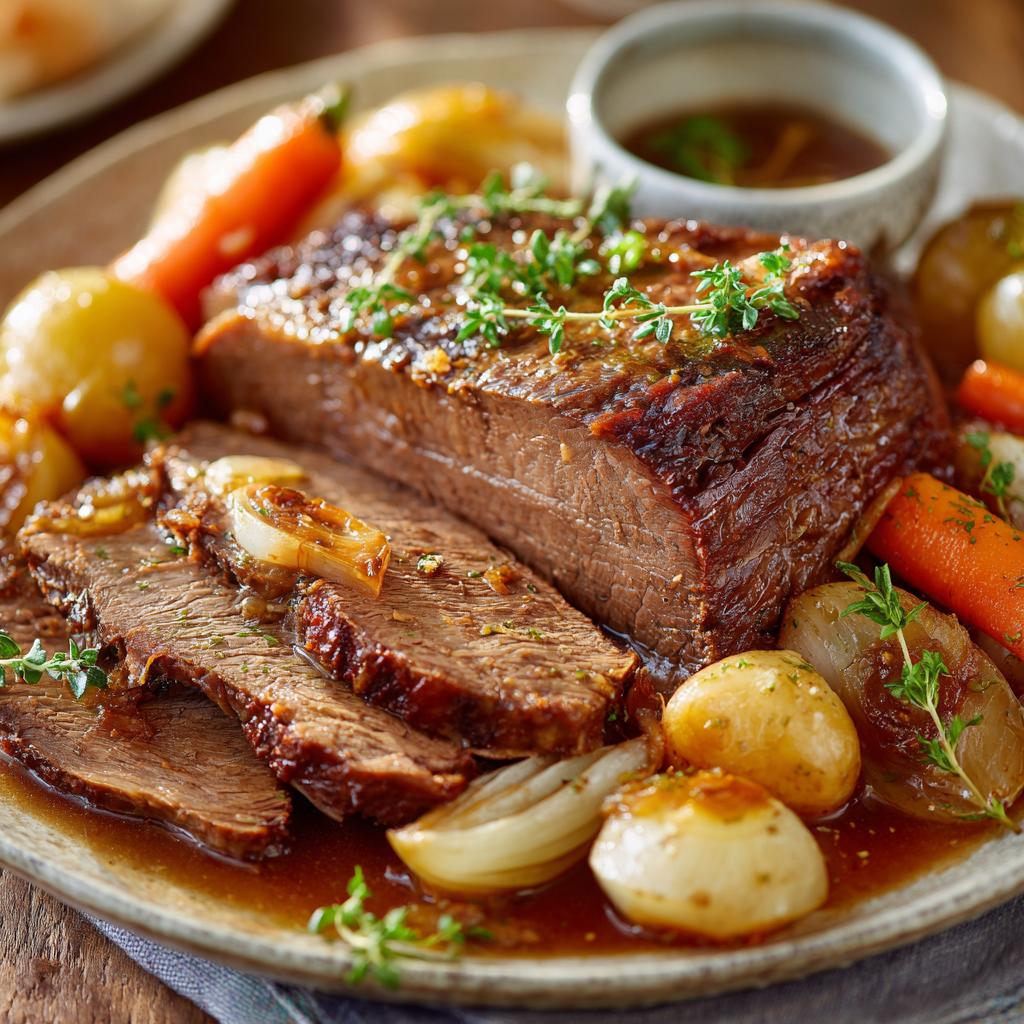 Slow Cooker Rinderbraten - detail 1