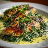 Spinat-Parmesan-Hähnchen