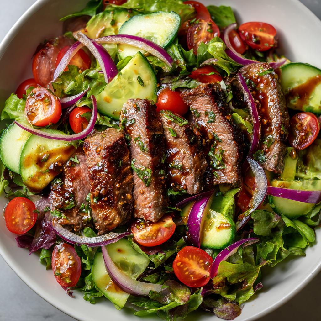 Steak-Salat