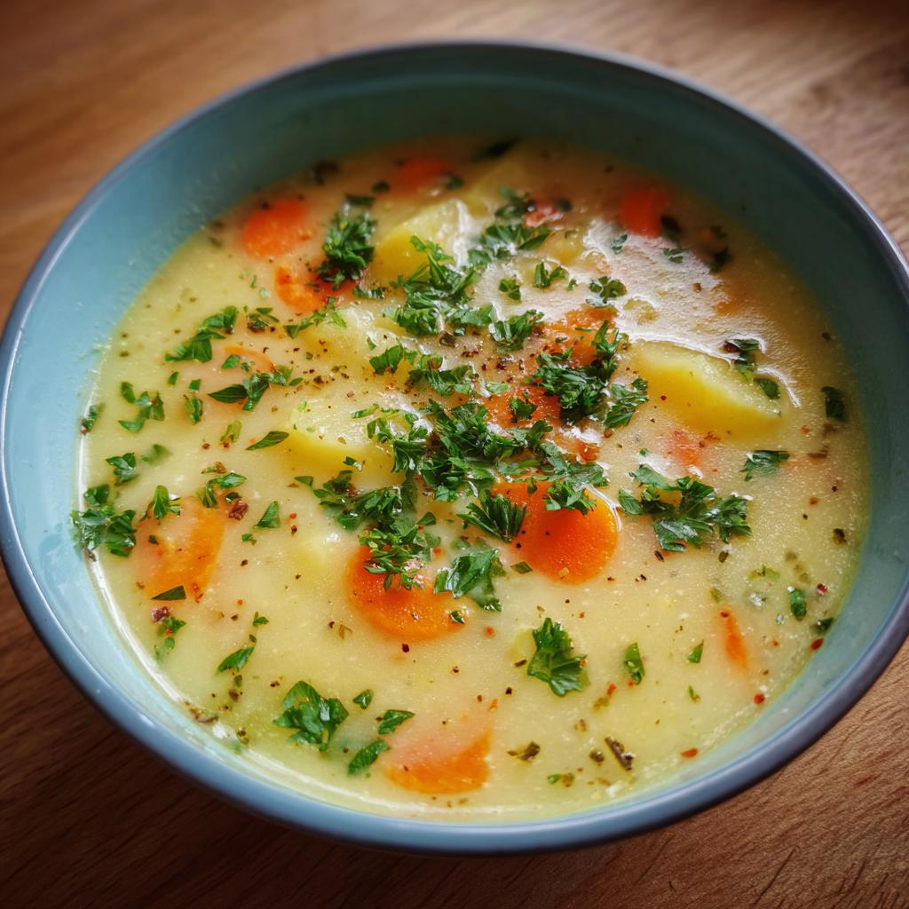 Vegane Kartoffelsuppe im Thermomix