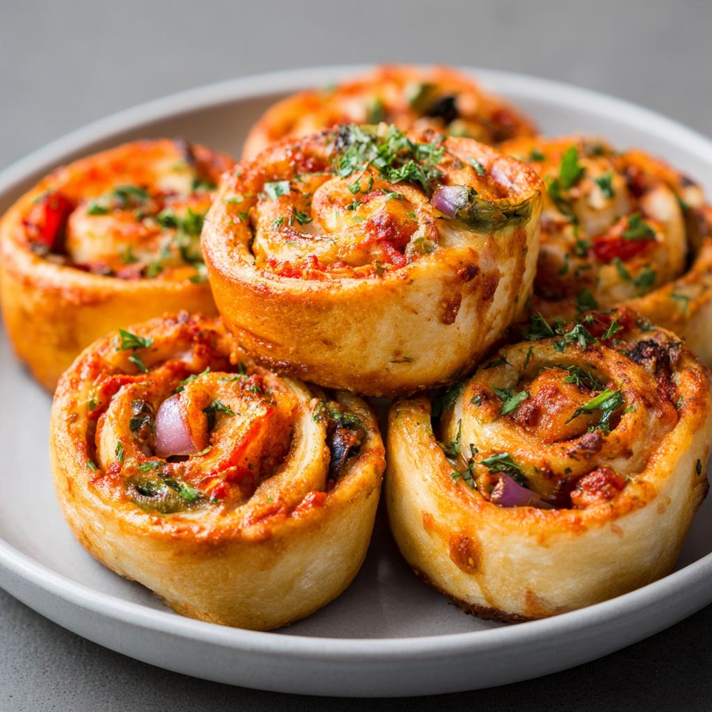 Vegane Pizzarollen - detail 1