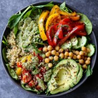 Veganer Protein-Salat