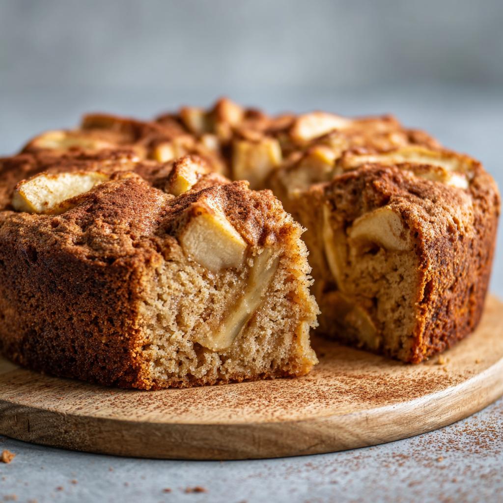 Veganer Zuckefreier Apfelkuchen