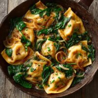 Vegetarische Maultaschen-Pfanne