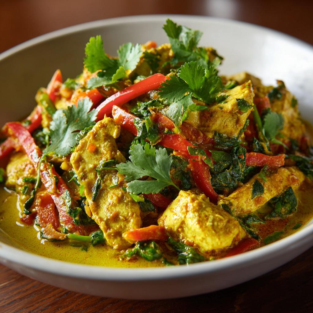 Vegetarisches Hähnchen-Curry