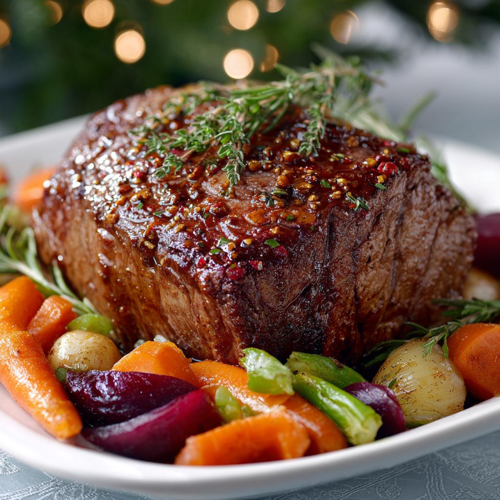 Weihnachtlicher Rinderbraten - detail 1