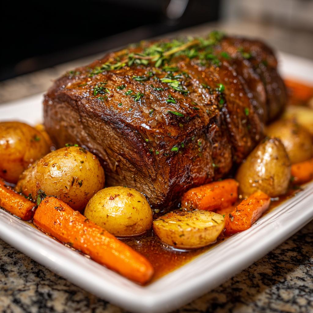 Winterlicher Rinderbraten