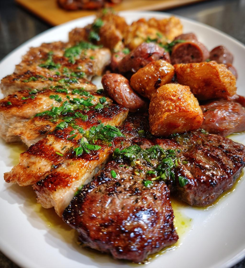 fleisch platte warm