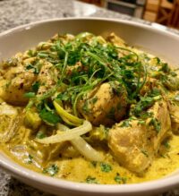 hähnchen curry lauch
